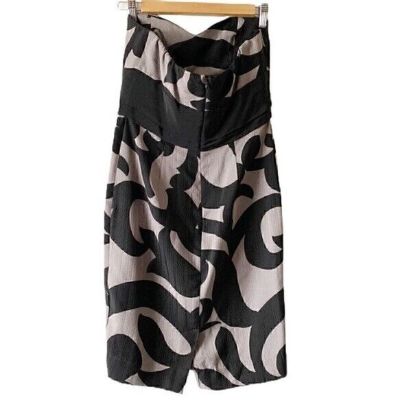 NEW Twelfth Street Dress Size 6 Women's By Cynthia Vincent Silk Geometric Print - Picture 2 of 6